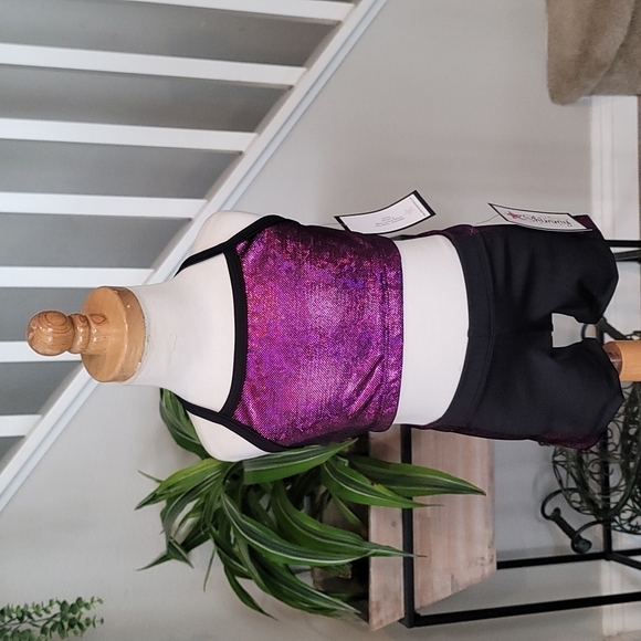 Shimmy Shimmy Inc Crop Top & Short Set - Picture 1 of 7